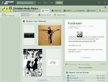 Tablet Screenshot of christian-music-fans.deviantart.com