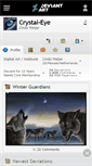 Mobile Screenshot of crystal-eye.deviantart.com