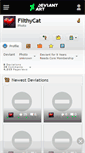 Mobile Screenshot of filthycat.deviantart.com