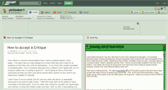 Desktop Screenshot of pickledeer.deviantart.com