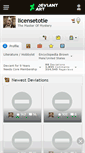 Mobile Screenshot of licensetotie.deviantart.com