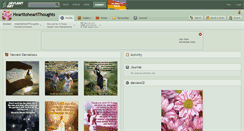 Desktop Screenshot of hearttoheartthoughts.deviantart.com