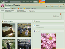 Tablet Screenshot of hearttoheartthoughts.deviantart.com