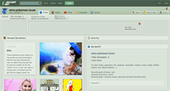 Desktop Screenshot of emo-pokemon-lover.deviantart.com