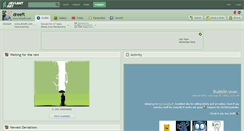 Desktop Screenshot of dreeft.deviantart.com