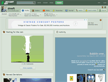 Tablet Screenshot of dreeft.deviantart.com