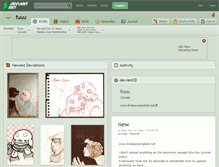 Tablet Screenshot of fuuu.deviantart.com