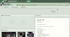 Desktop Screenshot of dark-witch1.deviantart.com