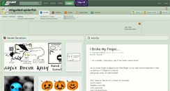 Desktop Screenshot of misguided-spiderfish.deviantart.com