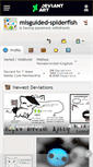 Mobile Screenshot of misguided-spiderfish.deviantart.com