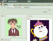 Tablet Screenshot of desart.deviantart.com