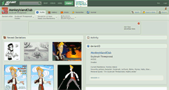 Desktop Screenshot of monkeyislandclub.deviantart.com