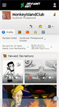 Mobile Screenshot of monkeyislandclub.deviantart.com