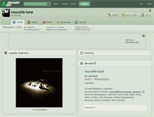 Tablet Screenshot of nouvelle-lune.deviantart.com