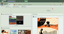 Desktop Screenshot of luigihann.deviantart.com