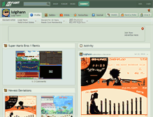 Tablet Screenshot of luigihann.deviantart.com