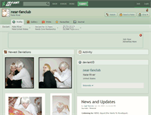 Tablet Screenshot of near-fanclub.deviantart.com