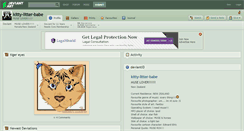 Desktop Screenshot of kitty-litter-babe.deviantart.com