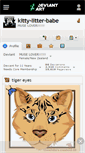 Mobile Screenshot of kitty-litter-babe.deviantart.com