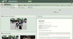 Desktop Screenshot of ittybittychu.deviantart.com