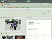 Tablet Screenshot of ittybittychu.deviantart.com