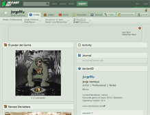 Tablet Screenshot of jorgefifu.deviantart.com