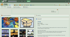 Desktop Screenshot of chizek.deviantart.com