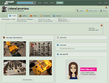 Tablet Screenshot of lidianacanceriana.deviantart.com