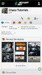 Mobile Screenshot of chaos-tutorials.deviantart.com