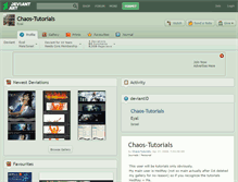 Tablet Screenshot of chaos-tutorials.deviantart.com