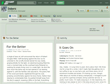 Tablet Screenshot of doberz.deviantart.com