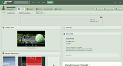 Desktop Screenshot of leavened.deviantart.com