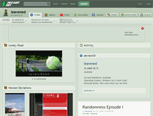 Tablet Screenshot of leavened.deviantart.com