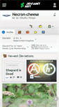 Mobile Screenshot of necron-cheese.deviantart.com