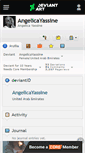 Mobile Screenshot of angelicayassine.deviantart.com