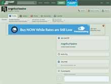 Tablet Screenshot of angelicayassine.deviantart.com