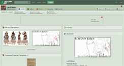 Desktop Screenshot of lectriece.deviantart.com