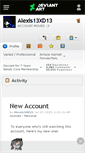 Mobile Screenshot of alexis13xd13.deviantart.com