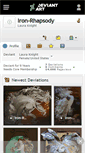Mobile Screenshot of iron-rhapsody.deviantart.com