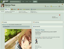 Tablet Screenshot of pokemon-touya.deviantart.com