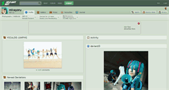 Desktop Screenshot of mivayoru.deviantart.com