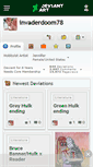 Mobile Screenshot of invaderdoom78.deviantart.com
