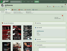 Tablet Screenshot of etrifonoves.deviantart.com