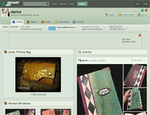 Tablet Screenshot of merice.deviantart.com