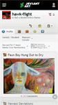 Mobile Screenshot of hawk-flight.deviantart.com