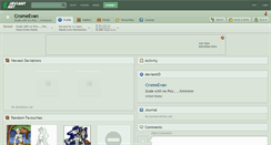 Desktop Screenshot of cromeevan.deviantart.com