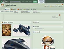 Tablet Screenshot of doctoranonimous.deviantart.com