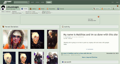 Desktop Screenshot of lilliumknight.deviantart.com