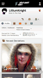 Mobile Screenshot of lilliumknight.deviantart.com