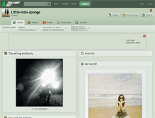 Tablet Screenshot of little-miss-sponge.deviantart.com
